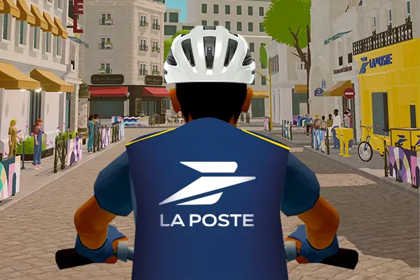 Vélos interactifs pour La Poste sur les Jeux Olympiques