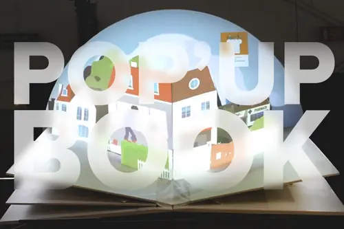 Œuvre électromécanique et mapping