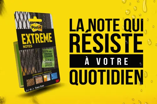 Lancement du produit Post-it Extreme